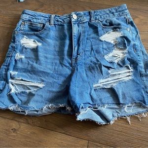 Curvy Hi-rise Shortie Shorts